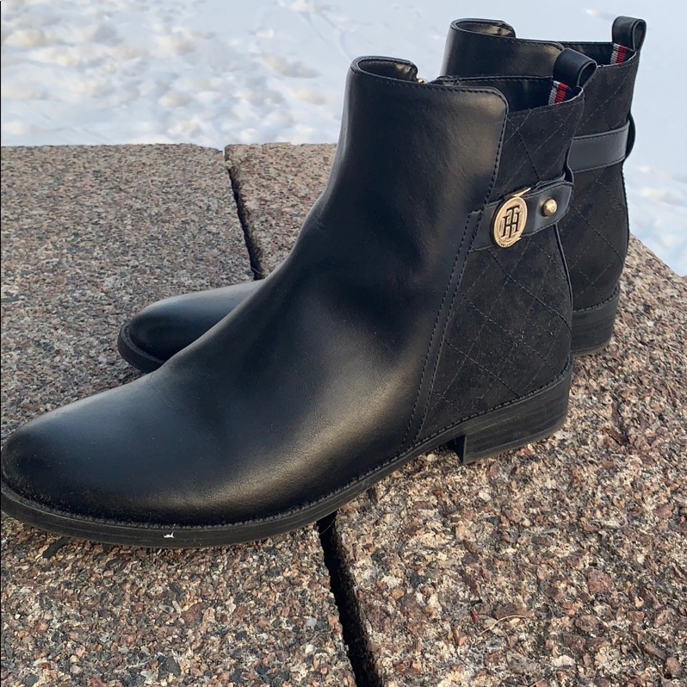 Tommy Hilfinger Black Boots